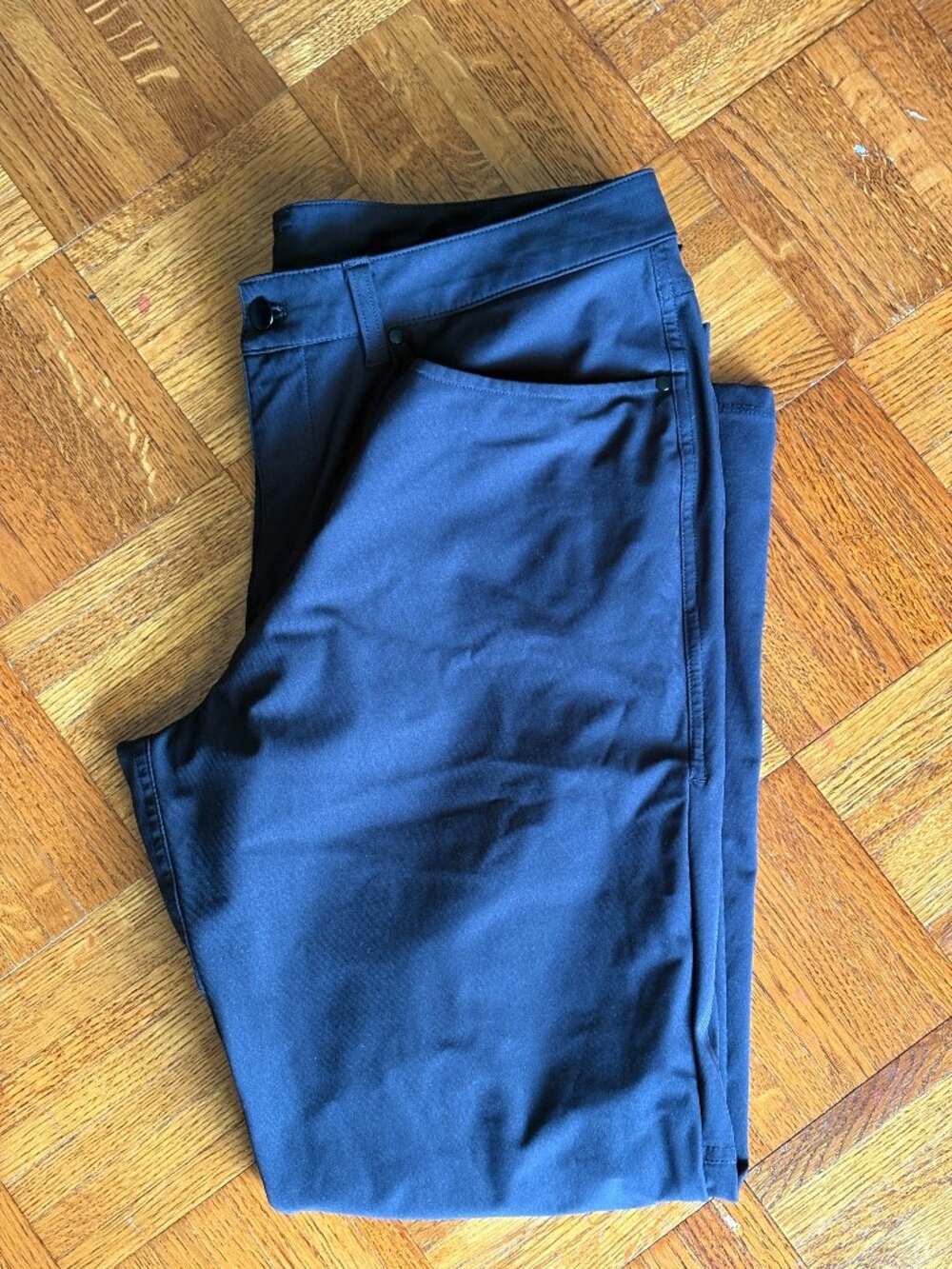 Lululemon ABC Classic-Fit 5 Pocket Pant Warpstreme 34W 30L Black